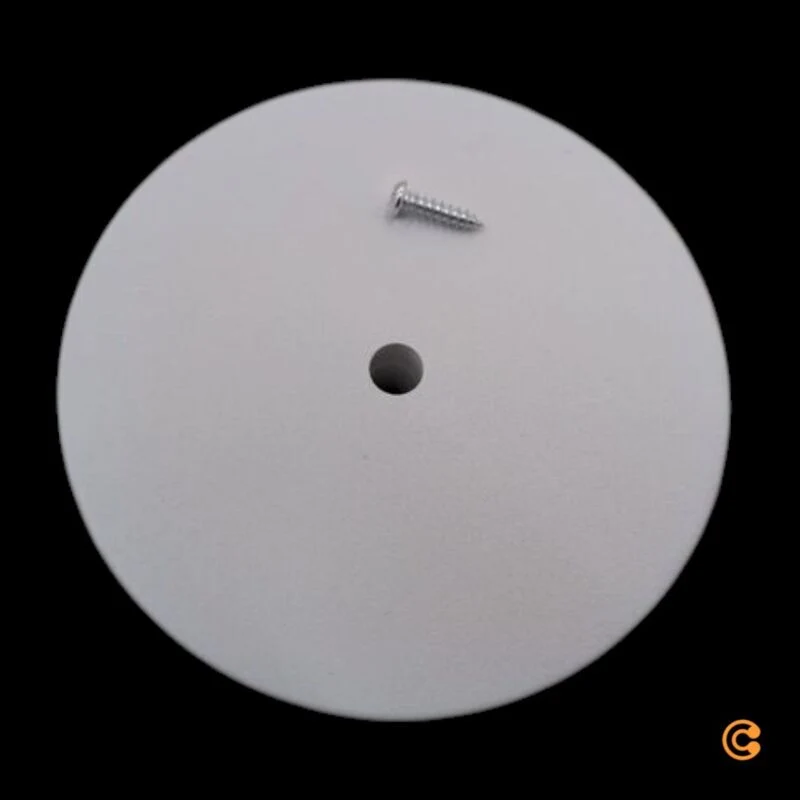 B-Ware Deko Light Einbauadapter Stahl IP20 Pendelleuchte Verkehrsweiß Ø90mm 32mm hoch