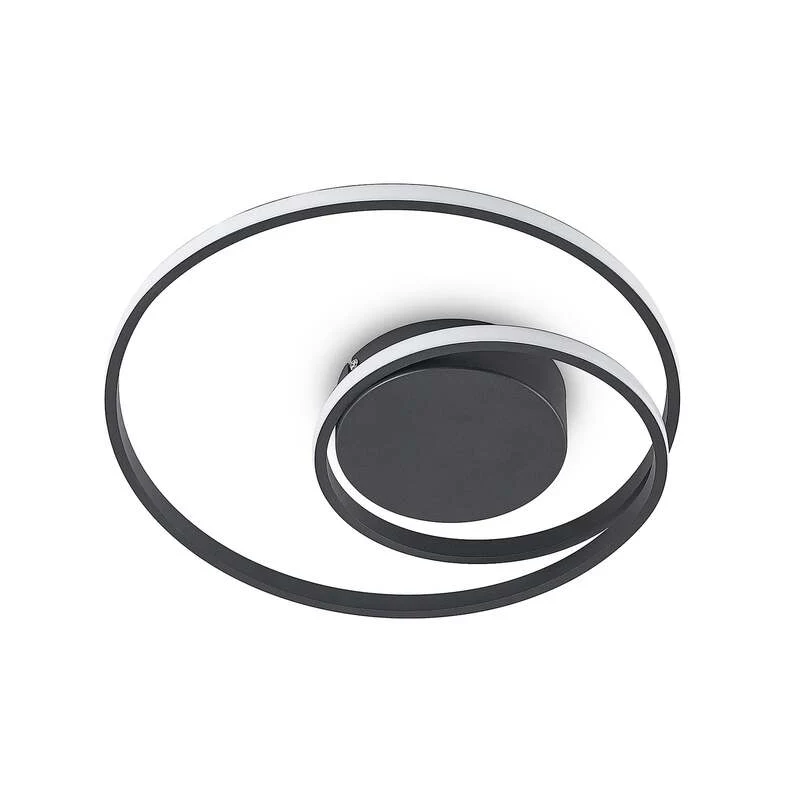 B-Ware LED Deckenleuchte Lampe Youna schwarz Lindby Alu dimmbar Lichtspender Deckeneuch