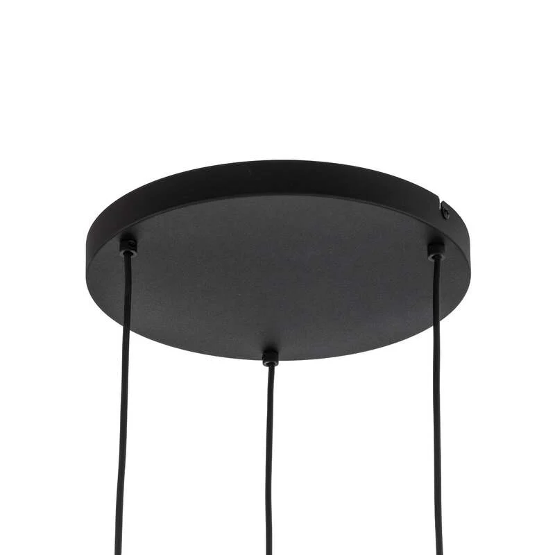 B-Ware TK Lighting Hängelampe Sophia 3-flammig LED Pendelleuchte dimmbar cognac Ø41cm