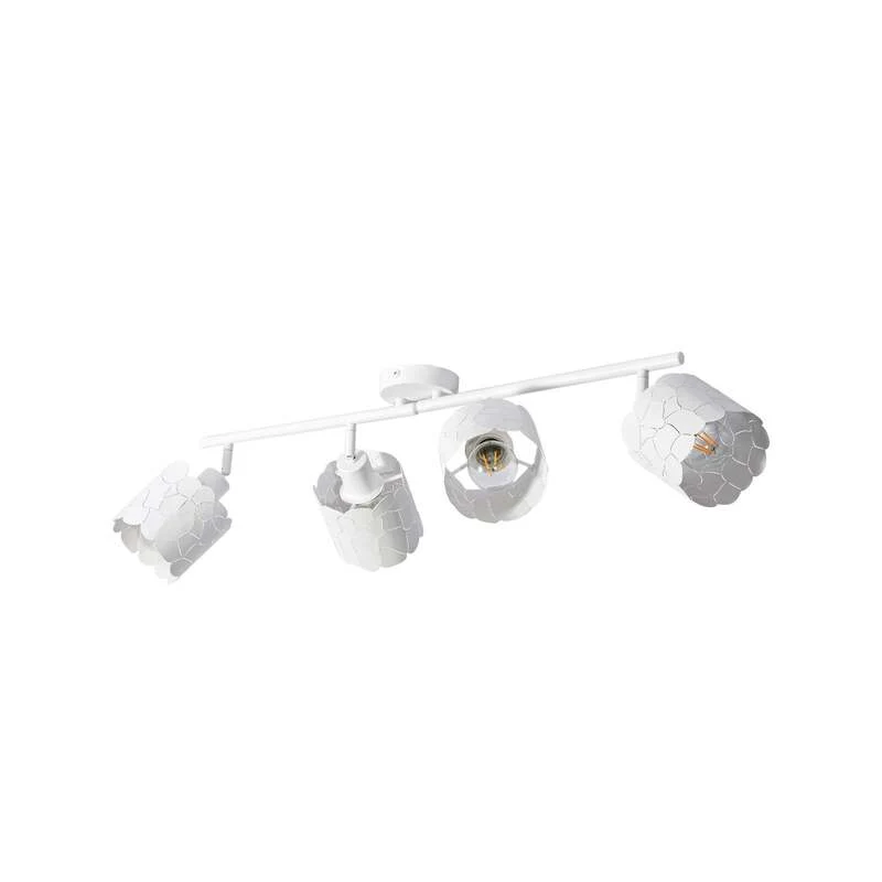 B-Ware Lindby Deckenleuchte Aralena LED Lampe 4-flammig dimmbar weiß 97x12cm