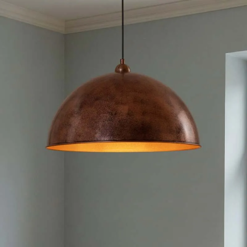 B-Ware ROYALTECH Hängeleuchte Casimir LED Pendelleuchte dimmbar kupfer Ø50cm Metall
