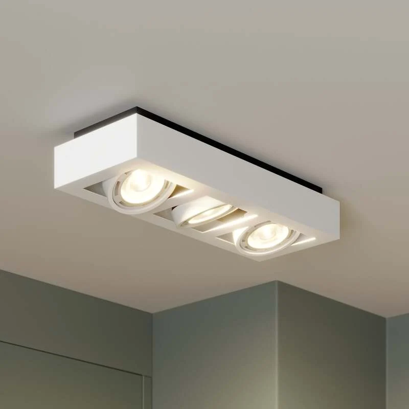 B-Ware Arcchio Deckenlampe Ronka LED Deckenstrahler 3-flammig dimmbar weiß 50cm Leuchte