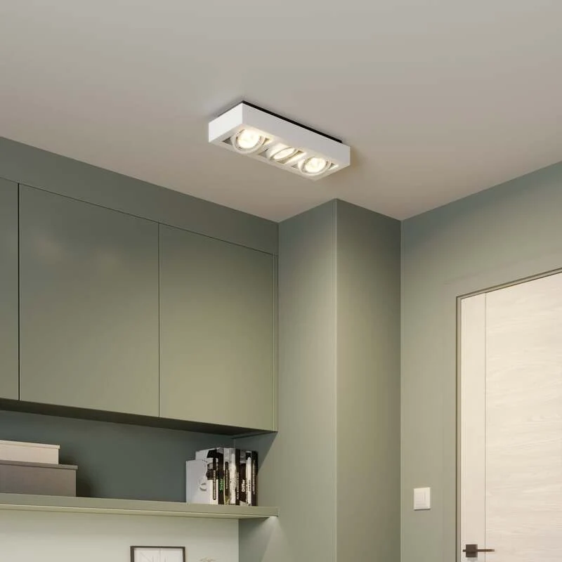 B-Ware Arcchio Deckenlampe Ronka LED Deckenstrahler 3-flammig dimmbar weiß 50cm Leuchte
