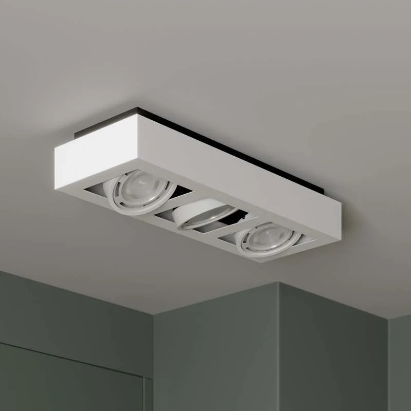 B-Ware Arcchio Deckenlampe Ronka LED Deckenstrahler 3-flammig dimmbar weiß 50cm Leuchte