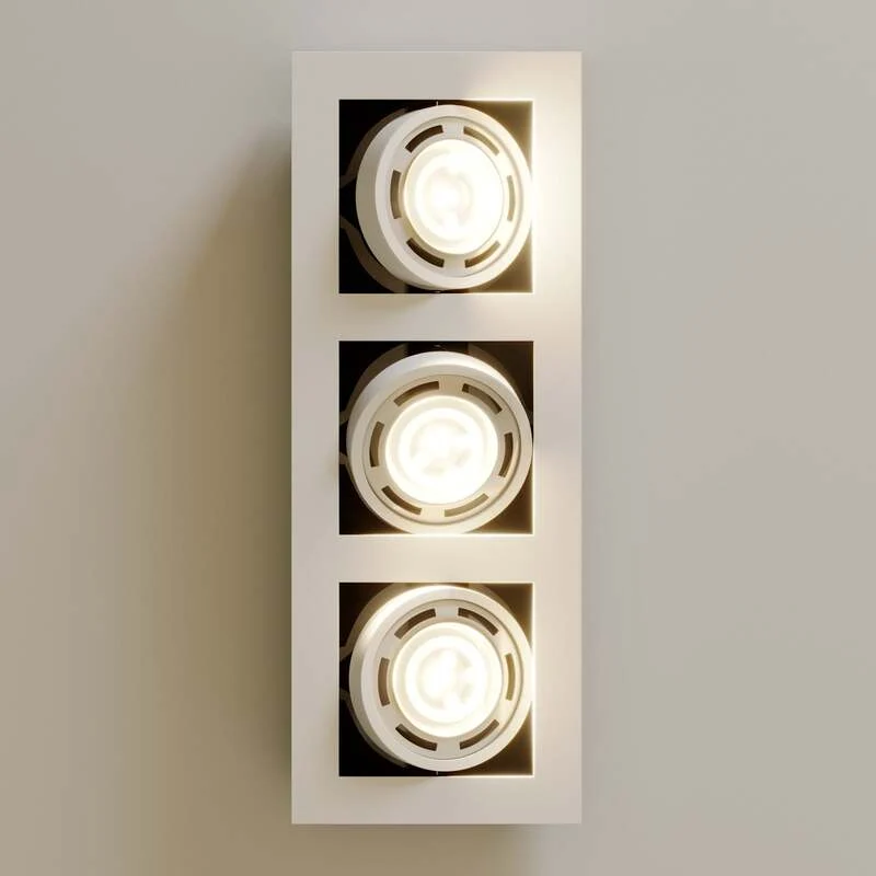 B-Ware Arcchio Deckenlampe Ronka LED Deckenstrahler 3-flammig dimmbar weiß 50cm Leuchte