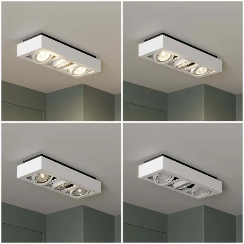 B-Ware Arcchio Deckenlampe Ronka LED Deckenstrahler 3-flammig dimmbar weiß 50cm Leuchte