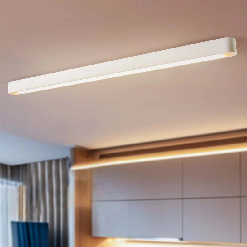 B-Ware Nowodvorski Lighting Deckenleuchte Lampe Soft weiß Aluminium G13 125 cm