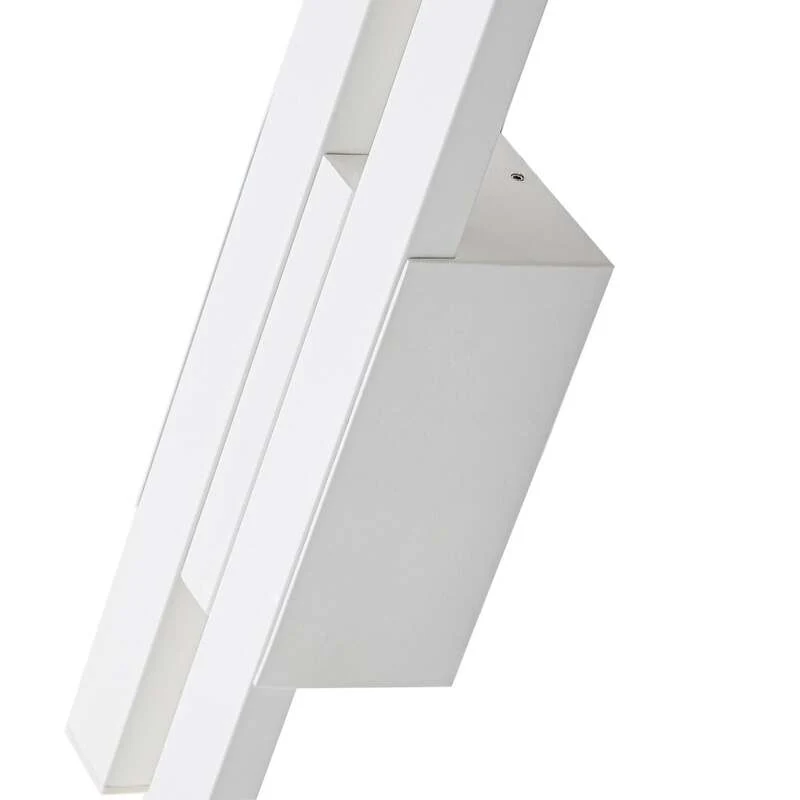 B-Ware Lindby Außenwandleuchte Sakari LED Gartenlampe Wandleuchte weiß Aluminium 59cm