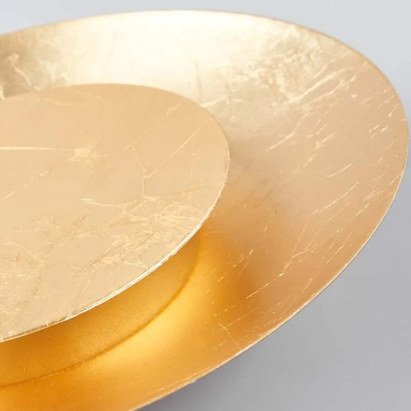 B-Ware Lindby Deckenleuchte Keti LED Lampe gold rund Metall Ø35cm warmweiß 3000K