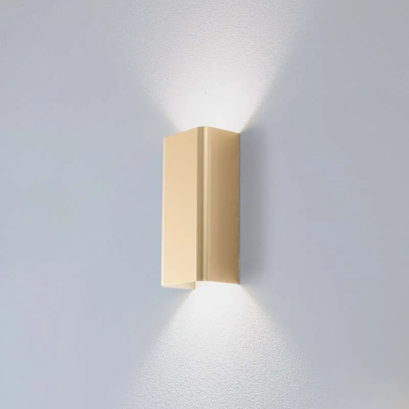 B-Ware Wandleuchte Bergen goldfarben 23 cm GU10 dimmbar Nowodvorski Lighting