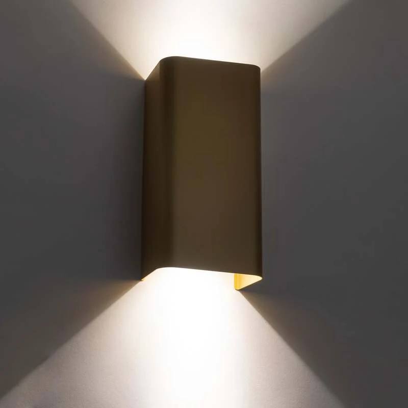 B-Ware Wandleuchte Bergen goldfarben 23 cm GU10 dimmbar Nowodvorski Lighting