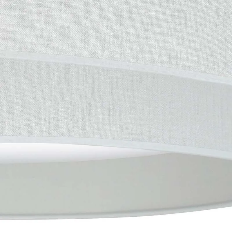 B-Ware DUOLLA Deckenleuchte Deckenlampe LED Luneta weiß Fernbedienung dimmbar Textil 60