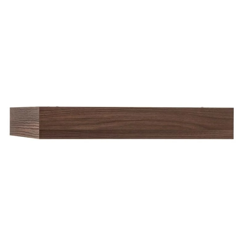 B-Ware Deckenleuchte Tromsö walnuss 50x50 cm Holz Glas 4x15W E27 IP20