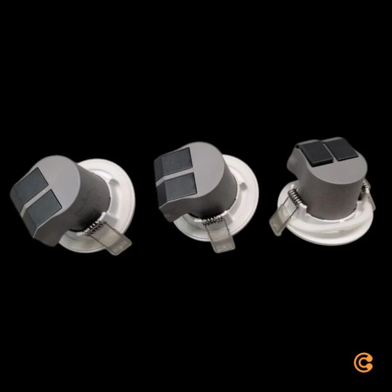 B-Ware Nordlux LED Einbauleuchte Don Smart 3er Set Downlight dimmbar IP65 weiß 8,5cm