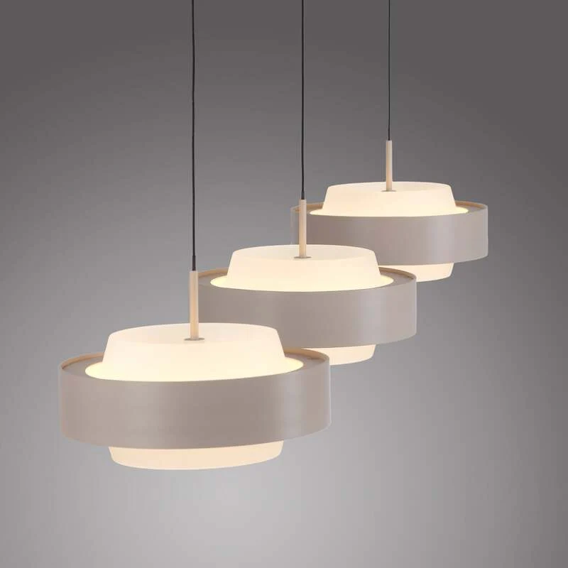 B-Ware SCHÖNER WOHNEN Hängelampe Pendelleuchte LED Lampe Elmo beige Sandbrise Glas