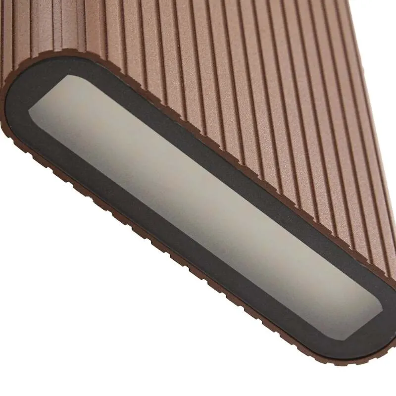 B-Ware Lucande Außenwandleuchte LED Gartenleuchte Raija CCT dunkelbraun 40cm IP54