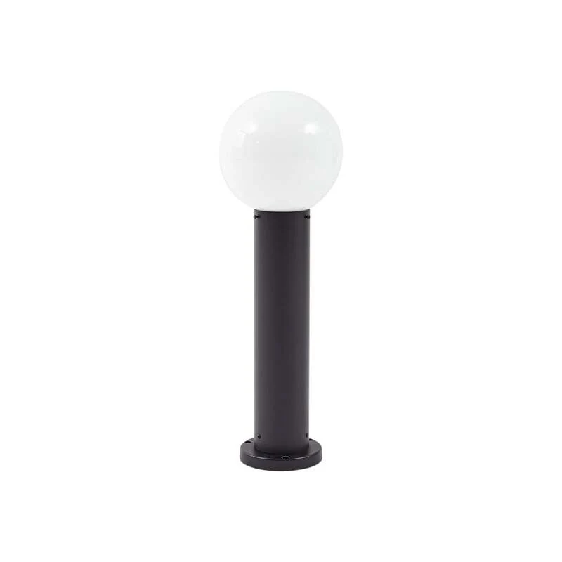 B-Ware Lindby Sockelleuchte Dangan 60 cm weiß Glas Metall dimmbar E27 IP44