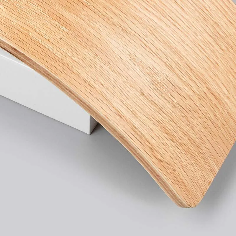B-Ware Lindby Wandleuchte Holz Rafailia LED Wandlampe Leuchte warmweiß dunkelbraun 33cm