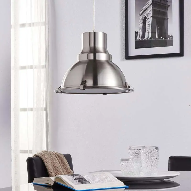 B-Ware Lindby Pendellampe Letty LED E27 Hängeleuchte Pendelleuchte Ø39cm Leuchte Lampe
