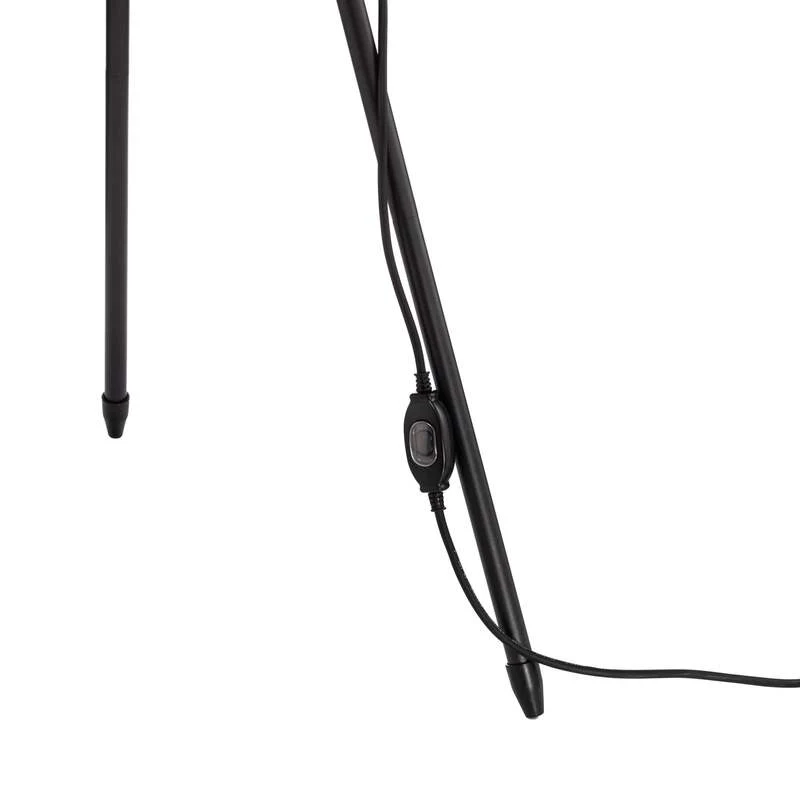 B-Ware Lucande Terrassenleuchte Trivira LED Gartenlampe Außenleuchte 130cm weiß schwarz
