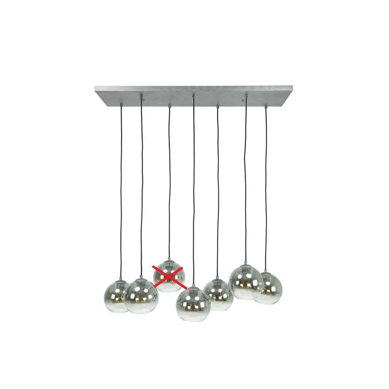 B-Ware Hängeleuchte Allessandra LED Hängelampe Deckenlampe Lampe Glas SIEHE TEXT/FOTO