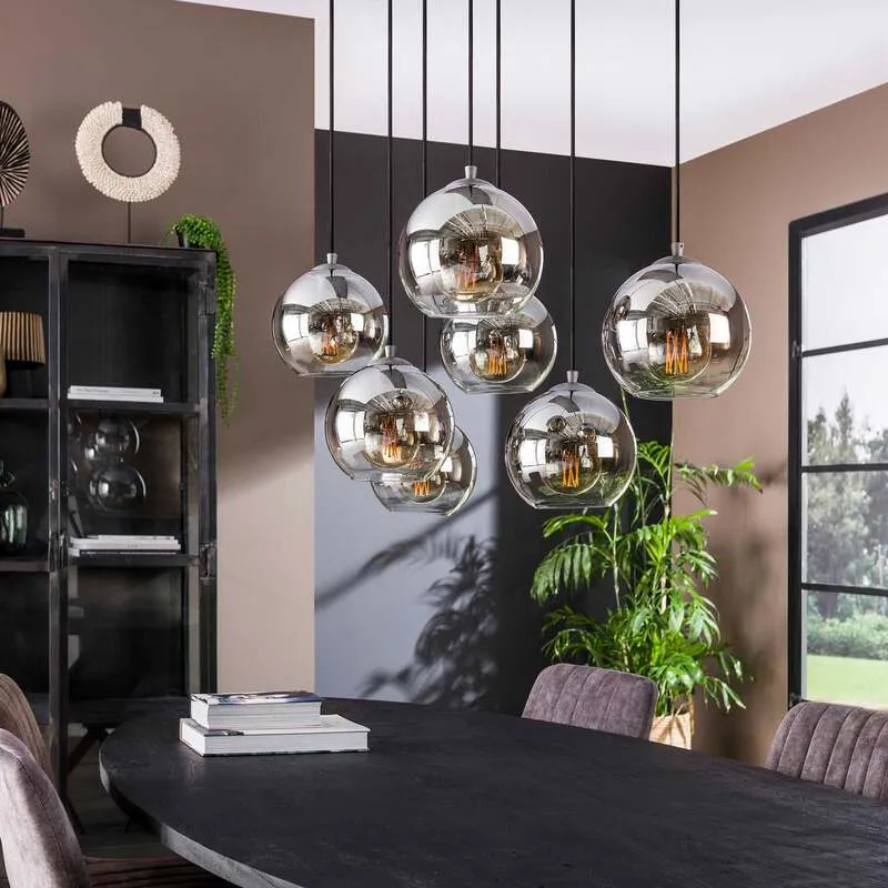 B-Ware Hängeleuchte Allessandra LED Hängelampe Deckenlampe Lampe Glas SIEHE TEXT/FOTO