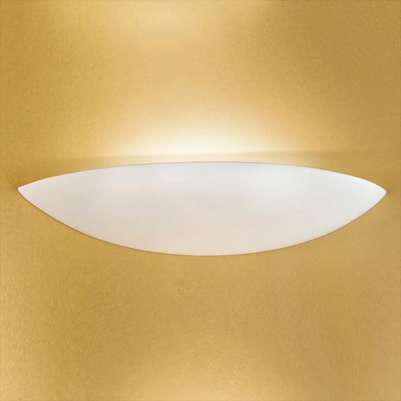 B-Ware Wandleuchte Tamara Weiß Keramik 45 cm dimmbar R7s 150 W IP20
