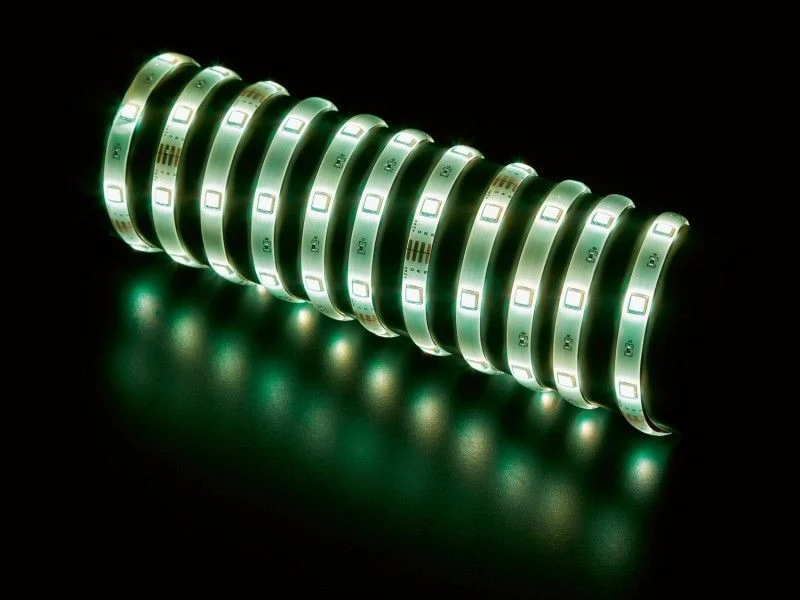 B-Ware LED Flexband RGB 5m mit Fernbedienung selbstklebend zuschneidbar 150 LEDs Lampe