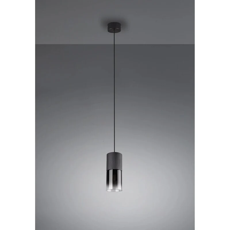 B-Ware Trio Leuchten Deckenlampe Robin LED Pendelleuchte Hängelampe schwarz matt 150cm
