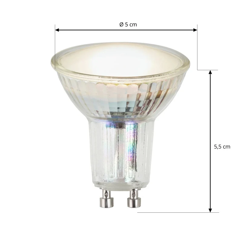 B-Ware Arcchio LED Reflektor GU10 3,4W 120° klar 3000K Leuchte Strahler Lampe Glühbirne