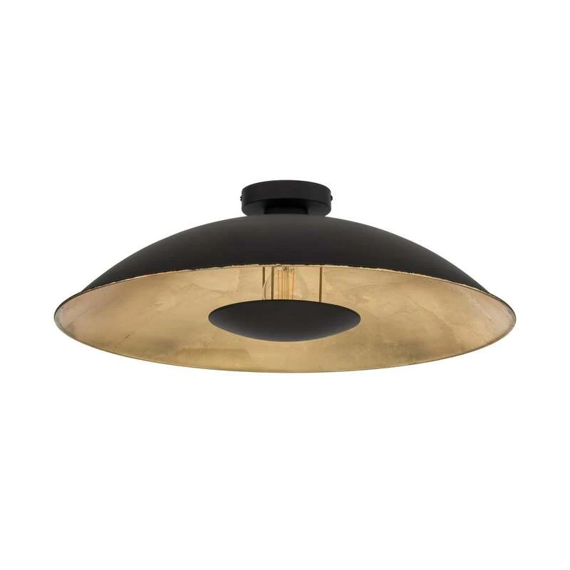 B-Ware Lindby Deckenlampe Emilienne LED Lampe Leuchte dimmbar schwarz gold Ø60cm 20cm