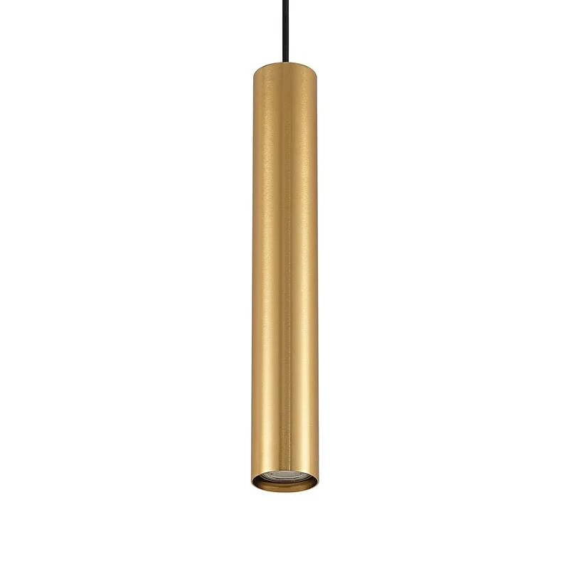 B-Ware Lindby Pendelleuchte Hängelampe Linaro Deckenlampe schwarz/gold 40 cm