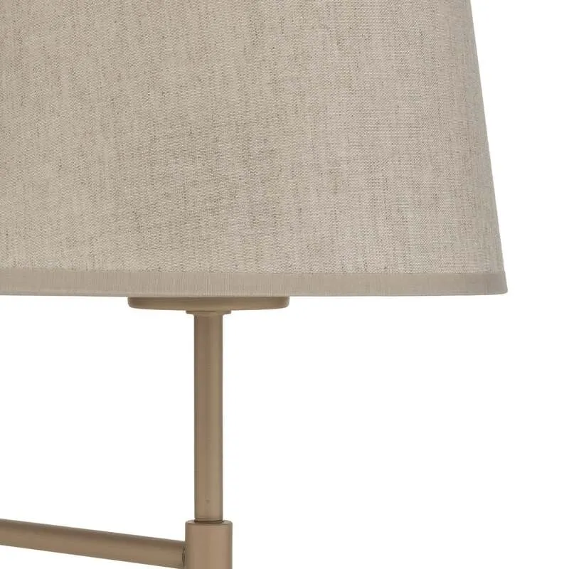B-Ware TK-Lighting Wandlampe Elizabeth dimmbar E27 beige sand Leinen 39cm 1-flammig