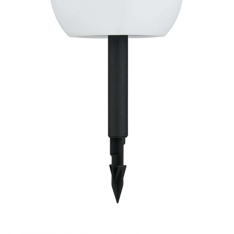 B-Ware Lindby LED Gartenlampe Außenleuchte Lago RGBW 3er Set Kugeln Erdspieß weiß 51cm