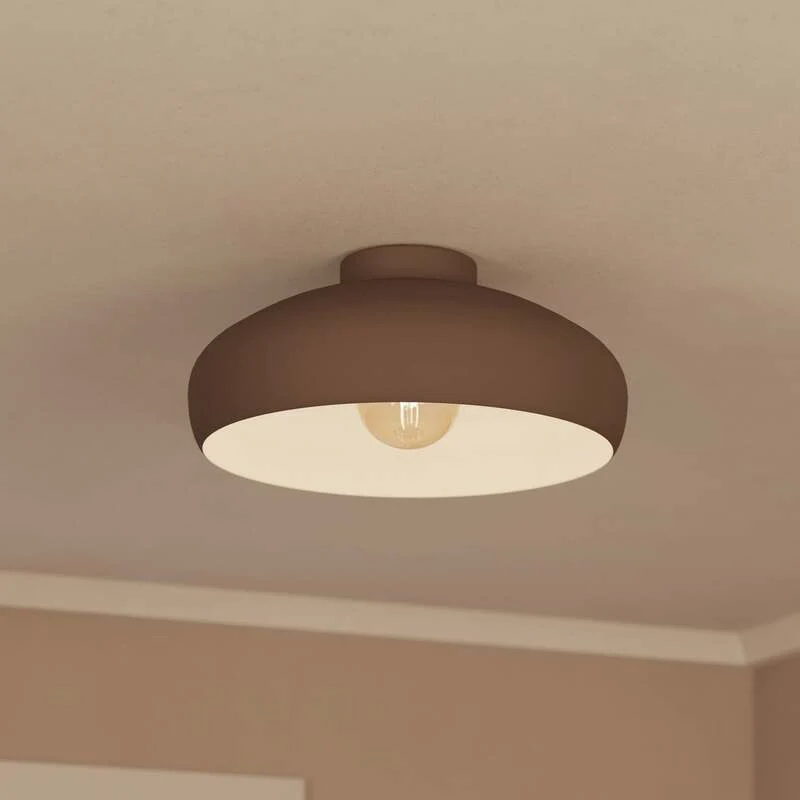 B-Ware EGLO Deckenleuchte Designer Leuchte Mogano LED Lampe dimmbar dunkelbraun Ø40cm