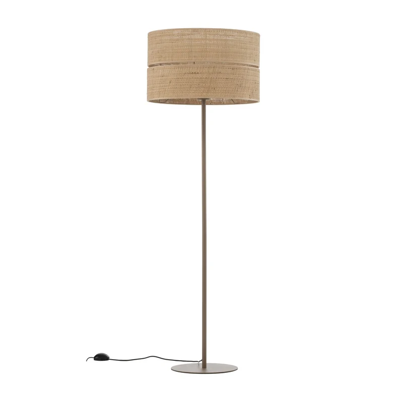B-Ware Stehleuchte Calma beige Lampe Stehlampe LED Leuchte 159cm Höhe 50cm Fuß