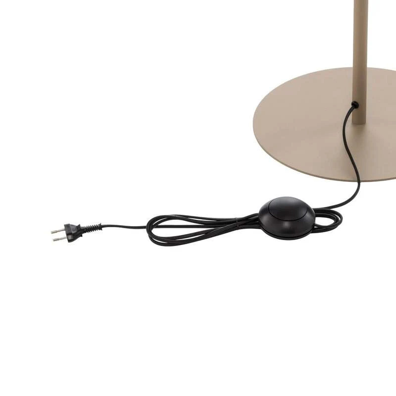 B-Ware Stehleuchte Calma beige Lampe Stehlampe LED Leuchte 159cm Höhe 50cm Fuß