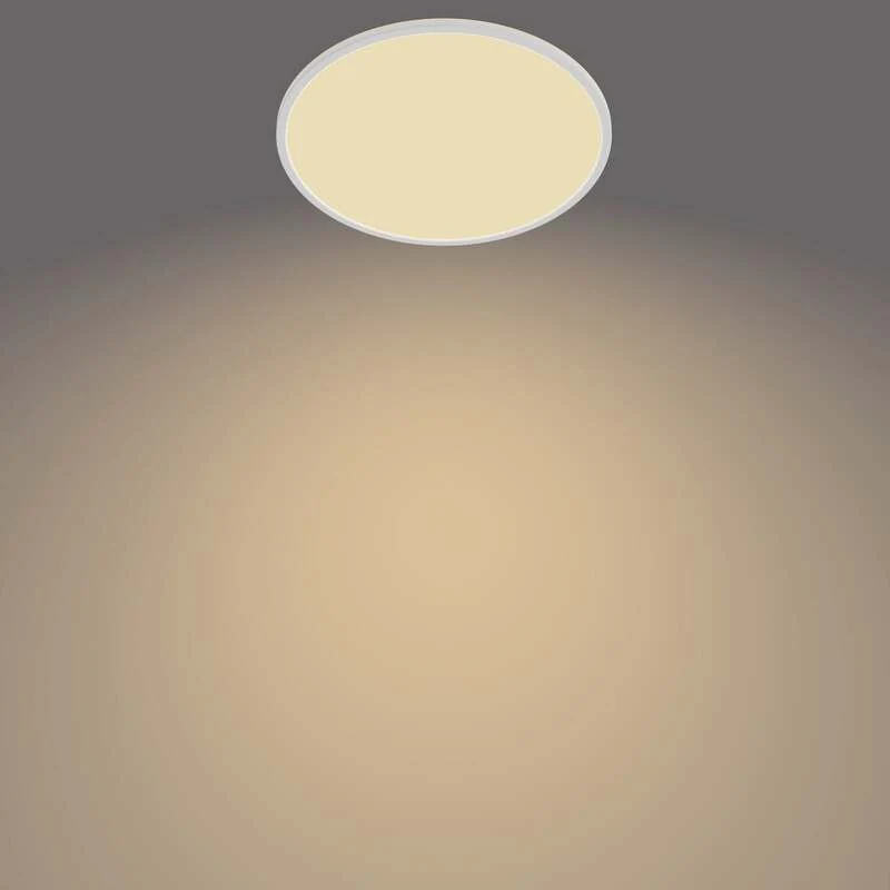 B-Ware Philips Deckenlampe LED Leuchte Superslim warmweiß dimmbar Ø 42,5 cm weiß 2700K