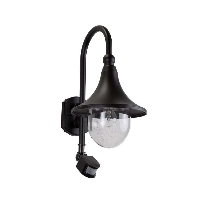 B-Ware Lindby Außenwandleuchte Gartenleuchte Daphne LED Wandleuchte mit Sensor Lampe
