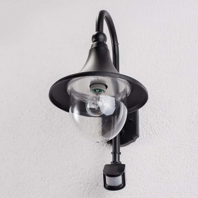 B-Ware Lindby Außenwandleuchte Gartenleuchte Daphne LED Wandleuchte mit Sensor Lampe