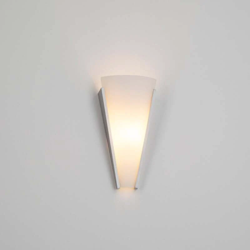 B-Ware Lindby Wandleuchte Magnus LED Wandlampe dimmbar Glas Aluminium weiß 31cm