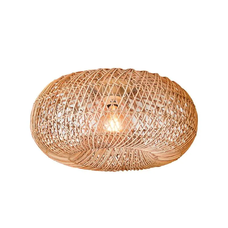 B-Ware GOOD & MOJO Deckenleuchte Arizona LED E27 Bambus Lampe Leuchte natur Ø 50 cm
