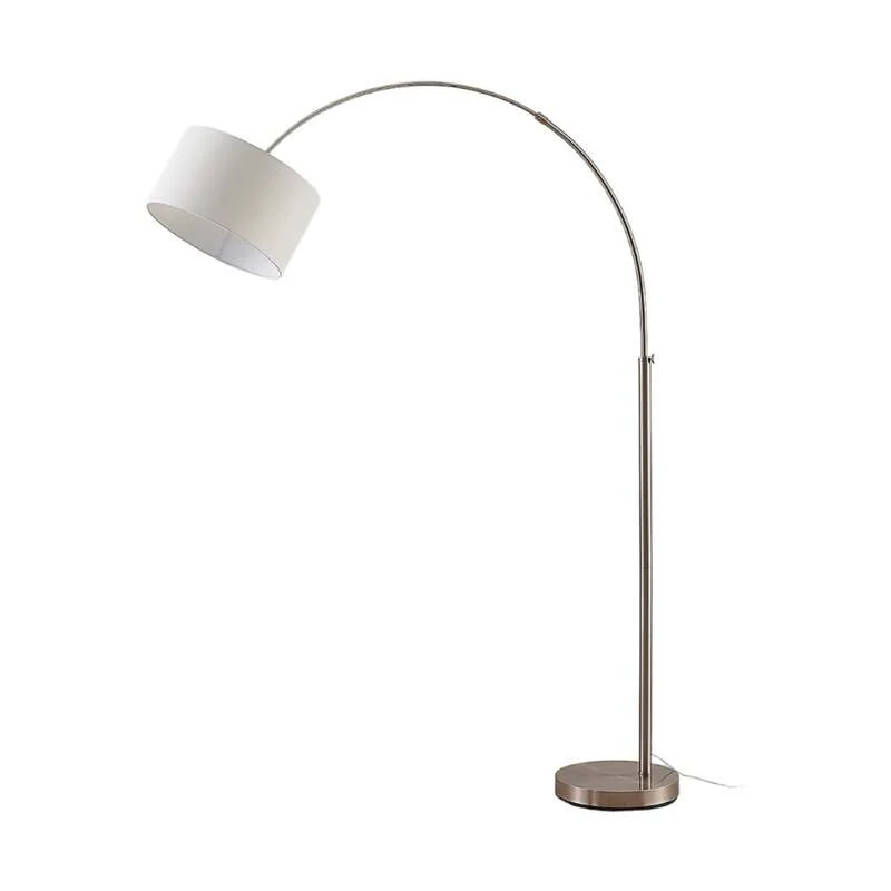 B-Ware Lindby Stehleuchte Bogenleuchte Railyn LED Lampe Leuchte warmweiß 200cm weiß