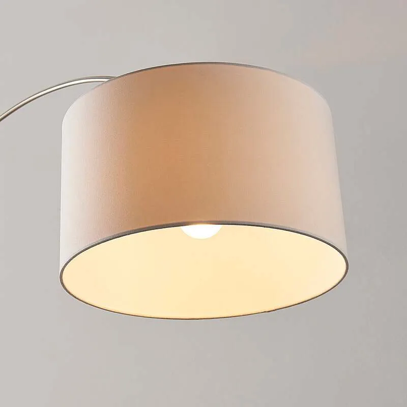 B-Ware Lindby Stehleuchte Bogenleuchte Railyn LED Lampe Leuchte warmweiß 200cm weiß