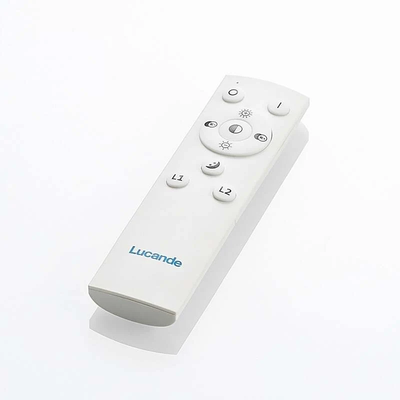 B-Ware Lucande Deckenlampe Senne LED dimmbar CCT Wandleuchte silber Aluminium Eisen