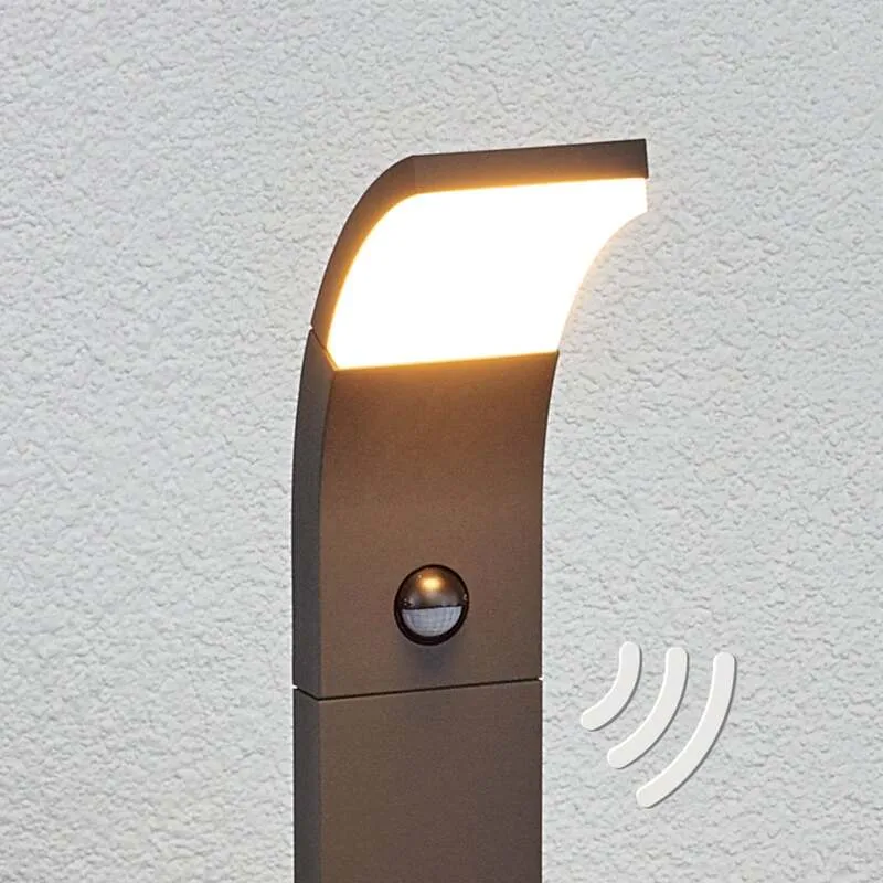 B-Ware Lucande Wegeleuchte Gartenleuchte Timm LED Pollerleuchte anthrazit 100cm IP54