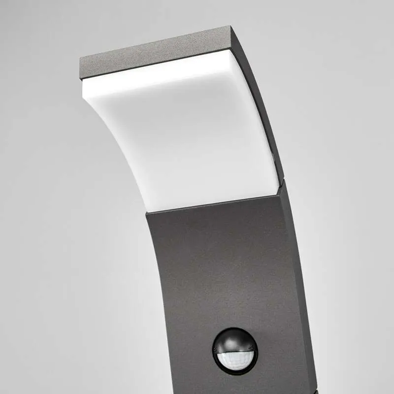 B-Ware Lucande Wegeleuchte Gartenleuchte Timm LED Pollerleuchte anthrazit 100cm IP54