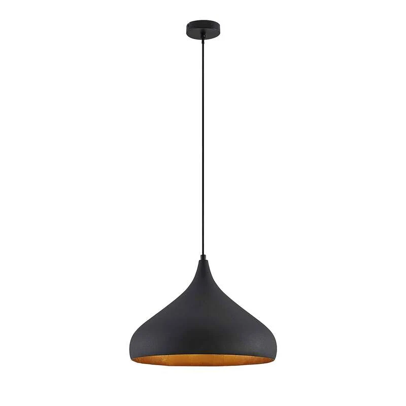 B-Ware Arcchio Hängeleuchte Lunus Pendelleuchte Lampe dimmbar schwarz gold Ø40,5cm