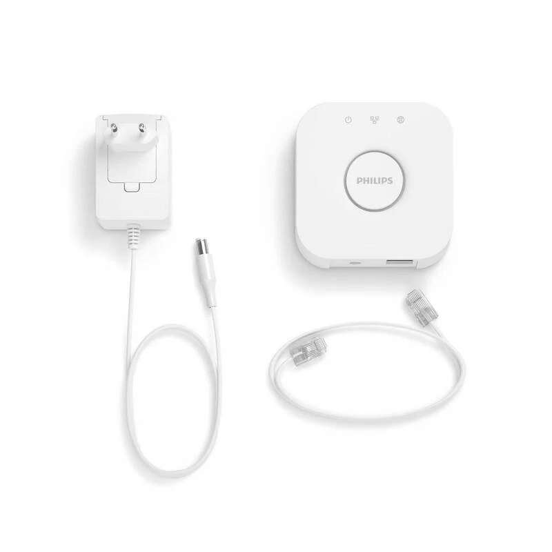 B-Ware Philips Hue Zentrale Hue Bridge Smart Home Steuerung Google Home weiß 220g