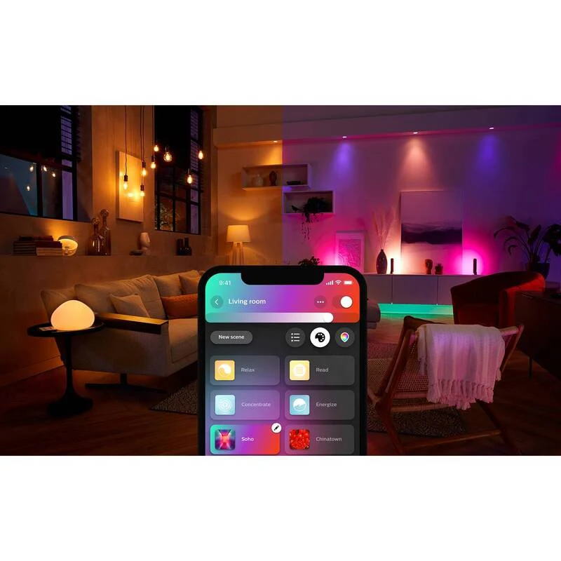 B-Ware Philips Hue Zentrale Hue Bridge Smart Home Steuerung Google Home weiß 220g